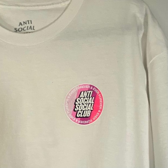 Antisocial Club XL 100% Cotton Short Sleeve Tee - Picture 3 of 9